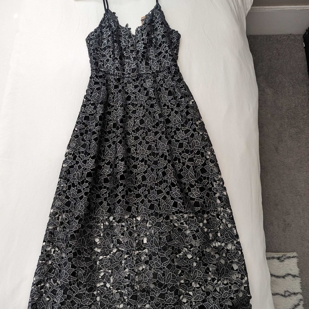 ASTR the Label Black Lace Dress